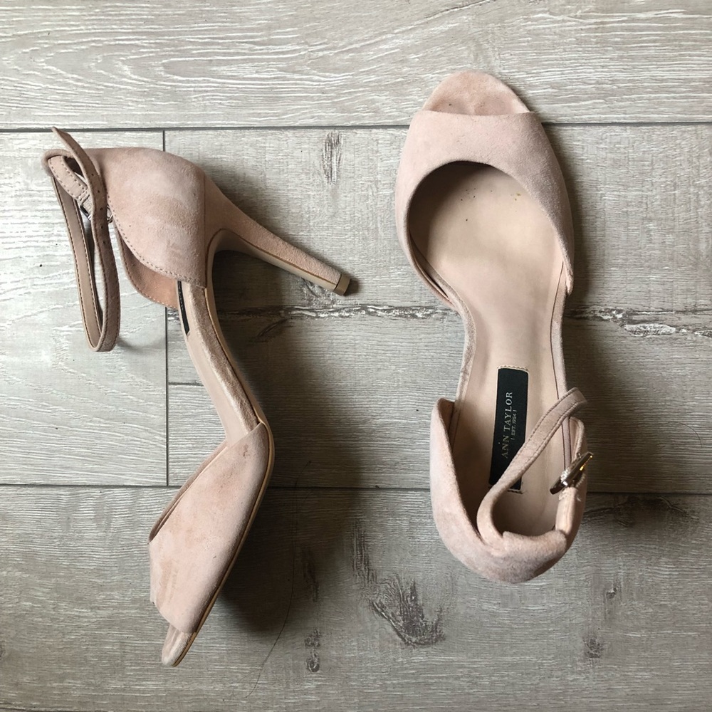 Ann Taylor Pastel Pink Stilettos
